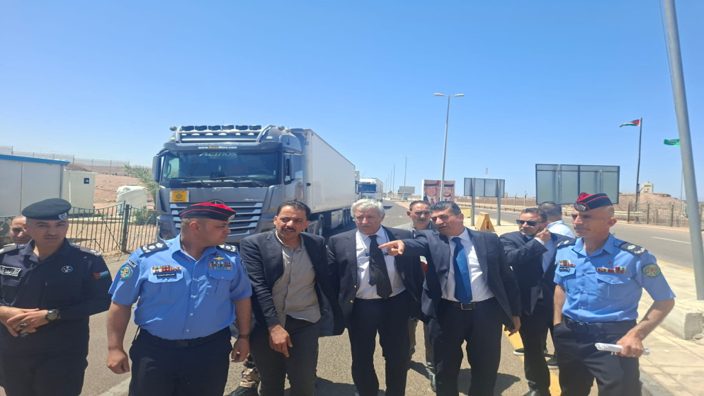 وزير النقل يوجه بتسريع العمل في ساحة 4 الجمركية بالعقبة