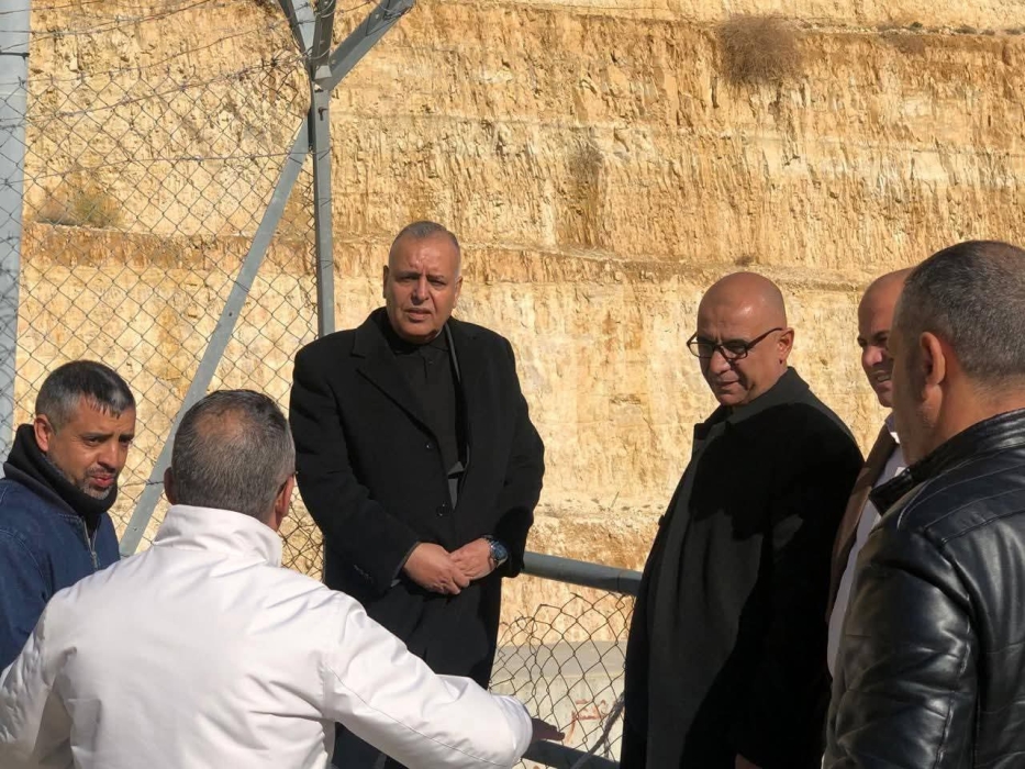 الجبور تفقد سد زرقاء ماعين ومنطقة عيون الذيب بمحافظه مادبا..