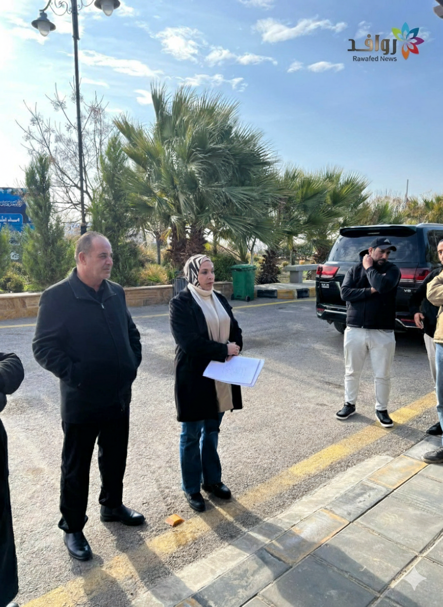 الهواوشة والحيصة يشاركان في اعتصام العاملين بمدينة الأمير هاشم الرياضية ويتابعان صرف الرواتب ومطالب مزارعي الهيدان