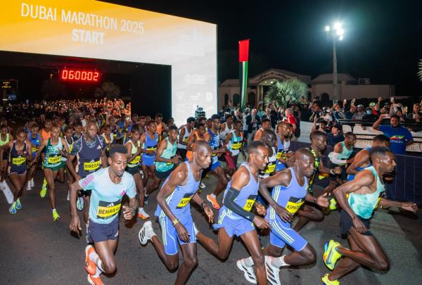 استعدادات مكثفة لانطلاق ماراثون دبي الدولي بمشاركة عالمية واسعة