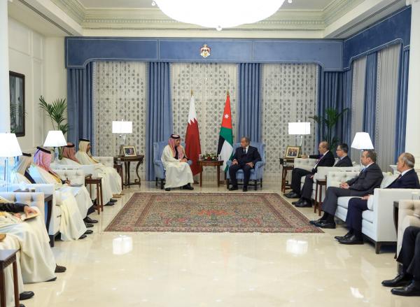 مباحثات أردنية قطرية: مواقف متطابقة في ملفي فلسطين وسوريا