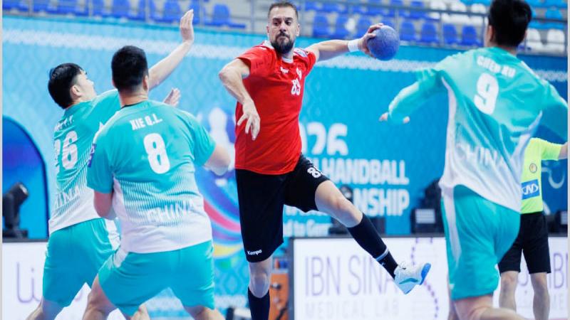 منتخب اليد يلتقي عمُان بكأس آسيا اليوم