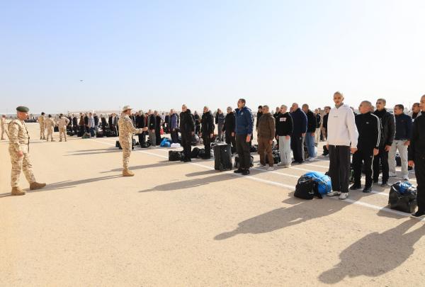 بدء التحاق مكلفي خدمة العلم بمركز التدريب في شويعر (صور)