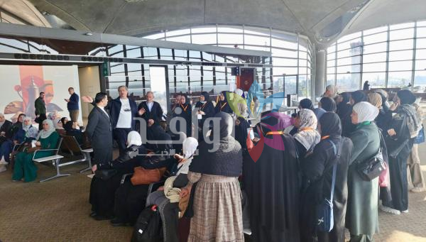 انطلاق أولى الرحلات ضمن بعثة الملكة رانيا لأداء العمرة