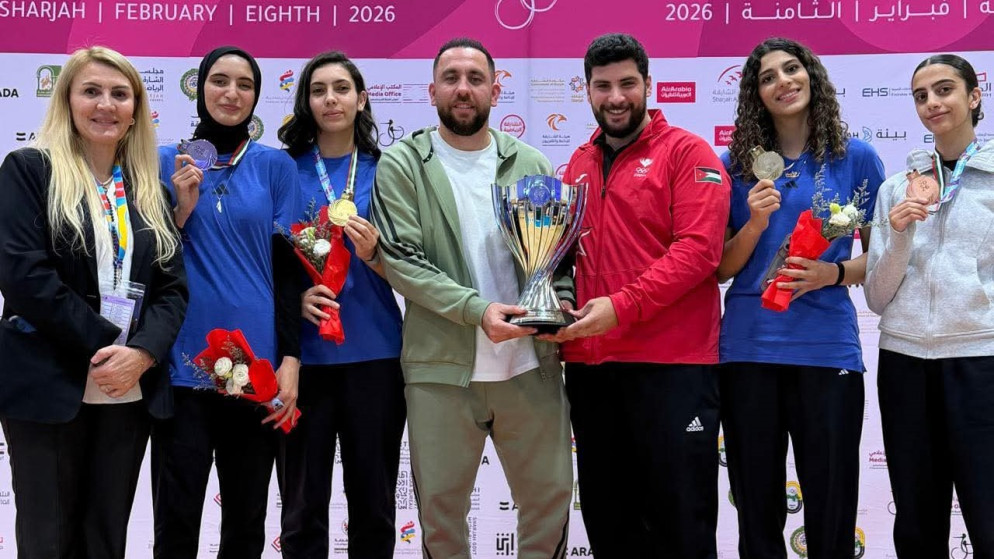 الاردن يتالق بخمس ميداليات في دورة الالعاب العربية للسيدات بالشارقة