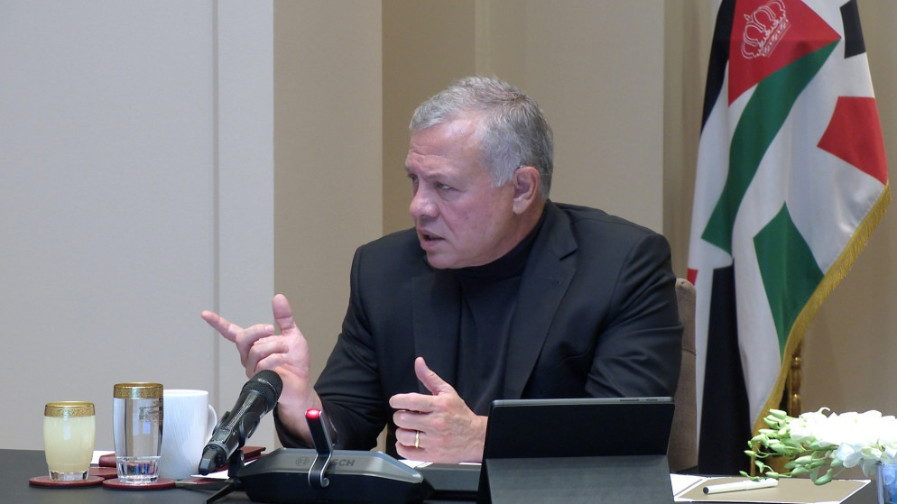 الملك يدعو لضبط النفس والحوار لحل الازمات الاقليمية