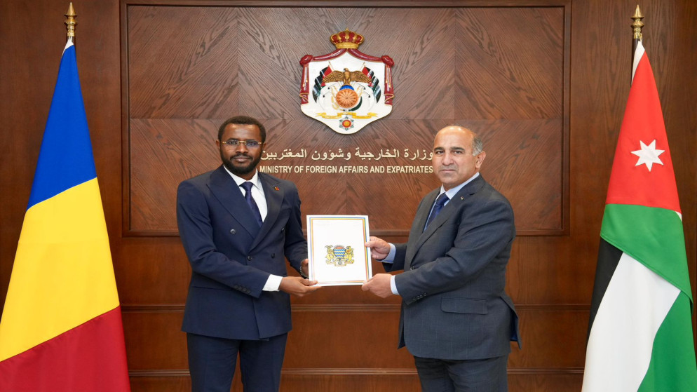 الخارجية الاردنية تستقبل اوراق اعتماد سفراء تشاد ونيوزيلندا وارمينيا