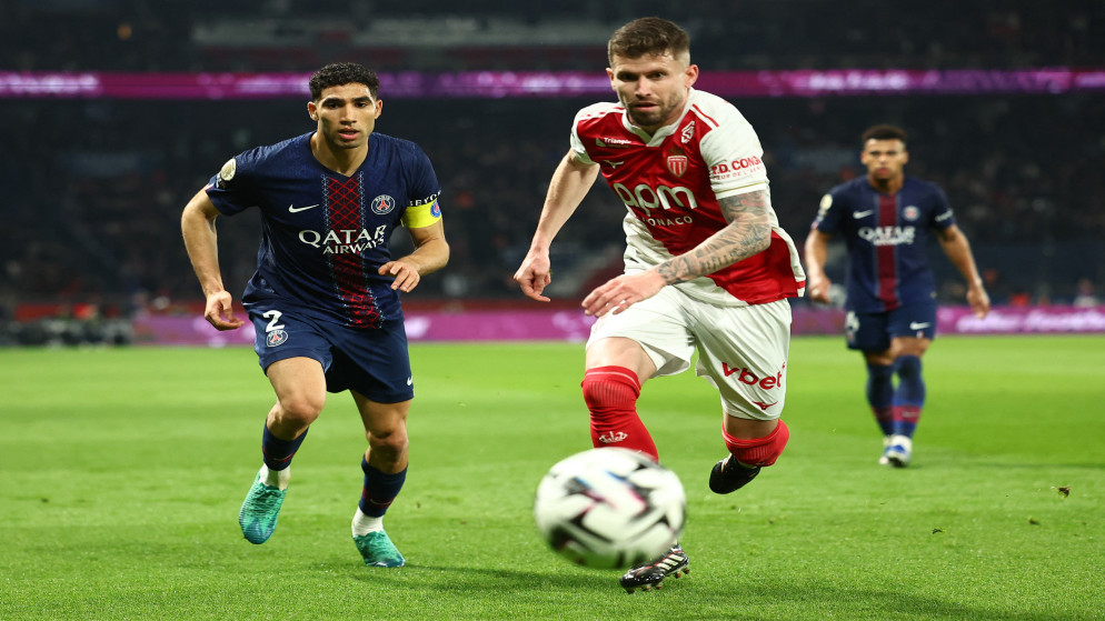 موناكو يفجر مفاجأة ويهزم سان جيرمان في الدوري الفرنسي