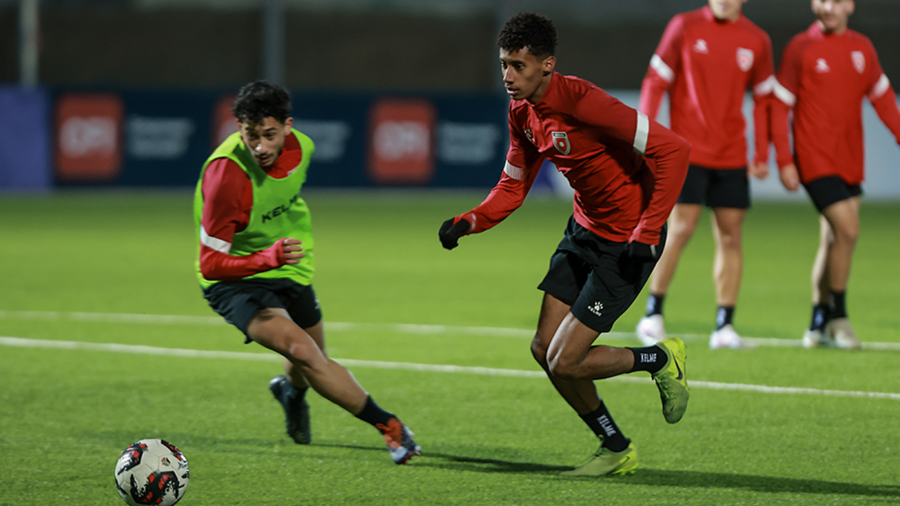 المنتخب الوطني للشباب يكثف استعداداته لبطولة غرب اسيا بالكويت