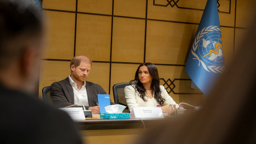 الامير هاري وميغان يزوران الاردن لدعم اللاجئين