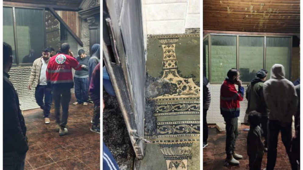 اعتداءات المستوطنين تتصاعد: حرق مسجد في قرية دوما بنابلس