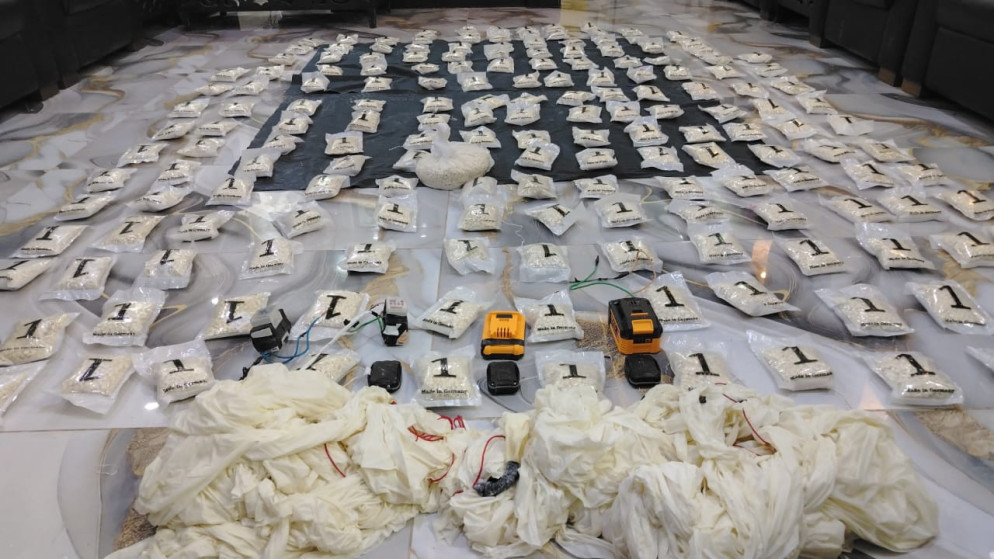 الجيش الاردني يحبط تهريب مخدرات بالبالونات