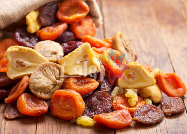 فواكه طبيعية ومجففة غنية بالحديد