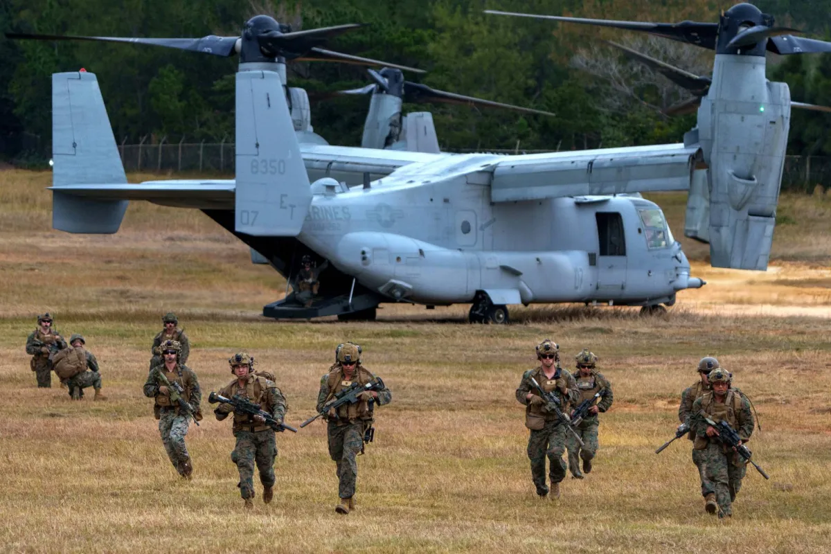المارينز الامريكي يعزز تواجده بالشرق الاوسط وسط تصاعد التوترات مع ايران