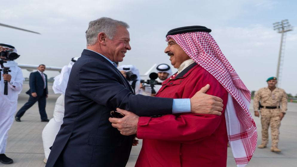 الملك عبدالله الثاني يصل المنامة في زيارة رسمية