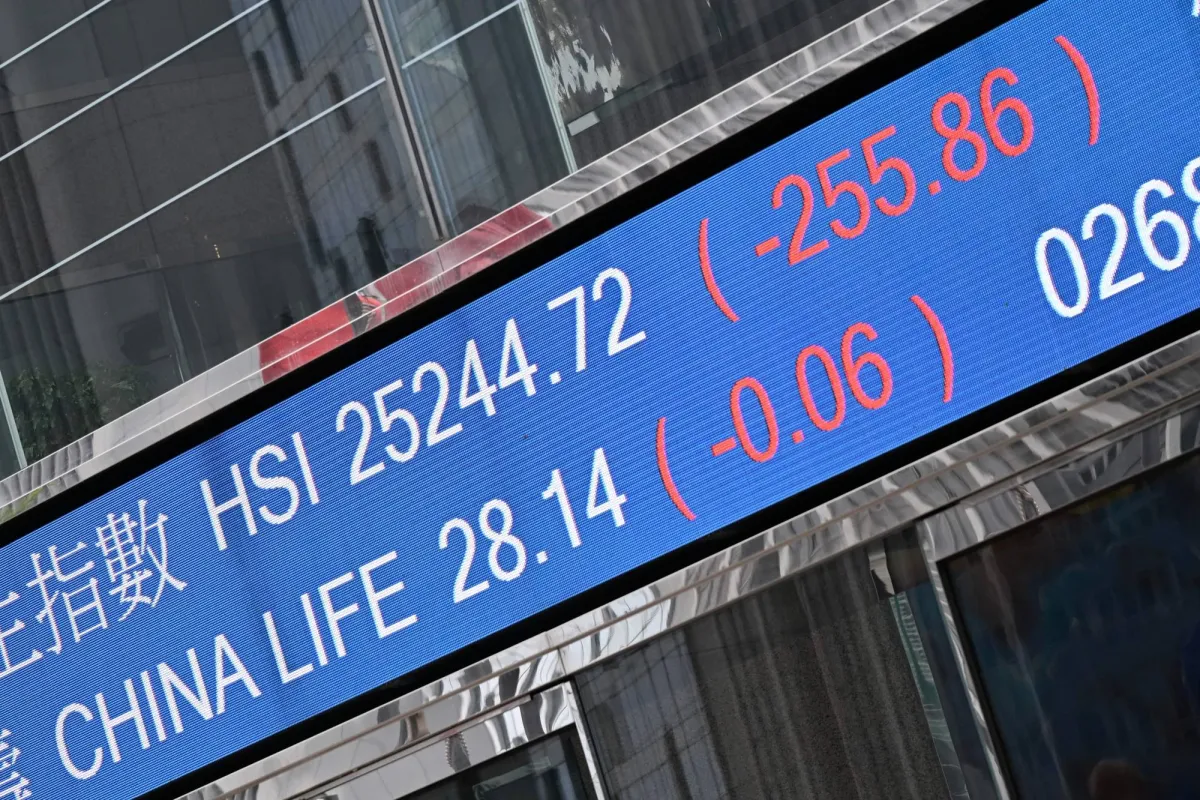 بورصة الصين تتراجع وسط مخاوف الحرب و اسعار الفائدة