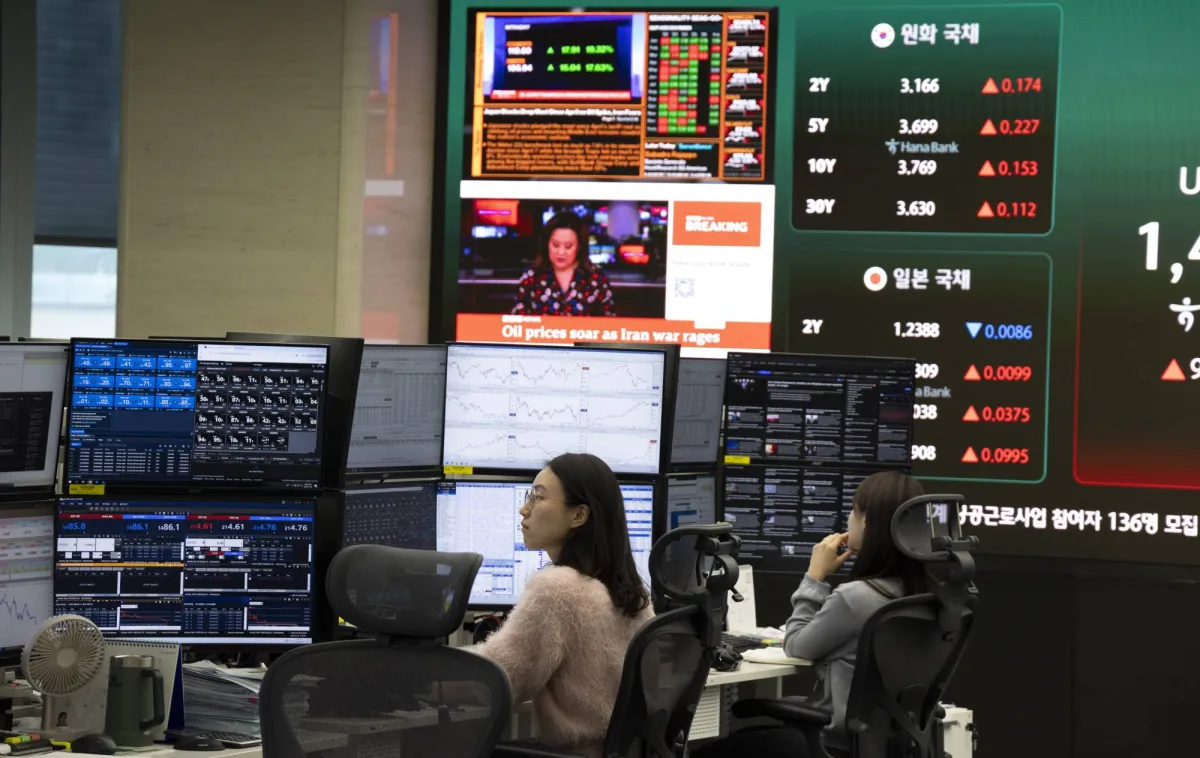 الاسهم الكورية تتراجع وسط مخاوف الفائدة الامريكية