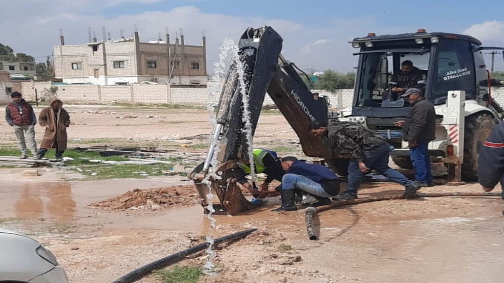 مياهنا تشن حملة مكثفة لضبط سرقات المياه في الزرقاء