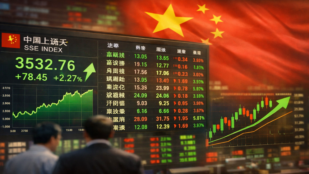 الاسهم الصينية تجذب البنوك العالمية في ظل تصاعد التوترات الجيوسياسية