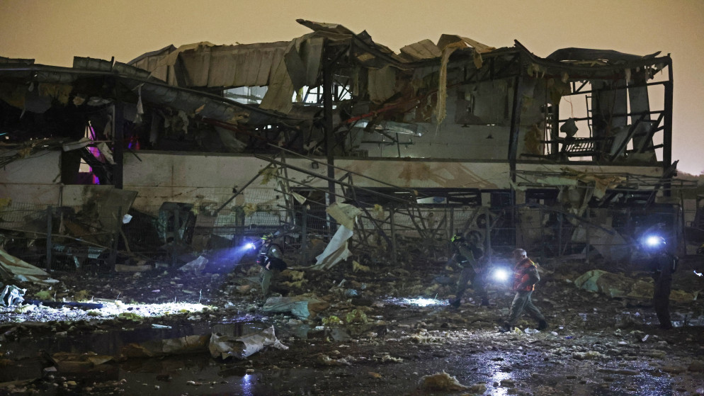 الجيش الاسرائيلي يعلن التصدي لصواريخ اطلقت من ايران