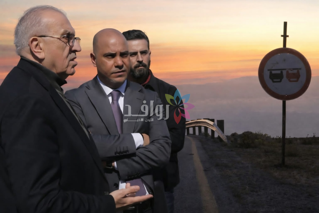 اين ابو السمن،طريق بانوراما البحر الميت يصرخ من الاهمال ؟!!