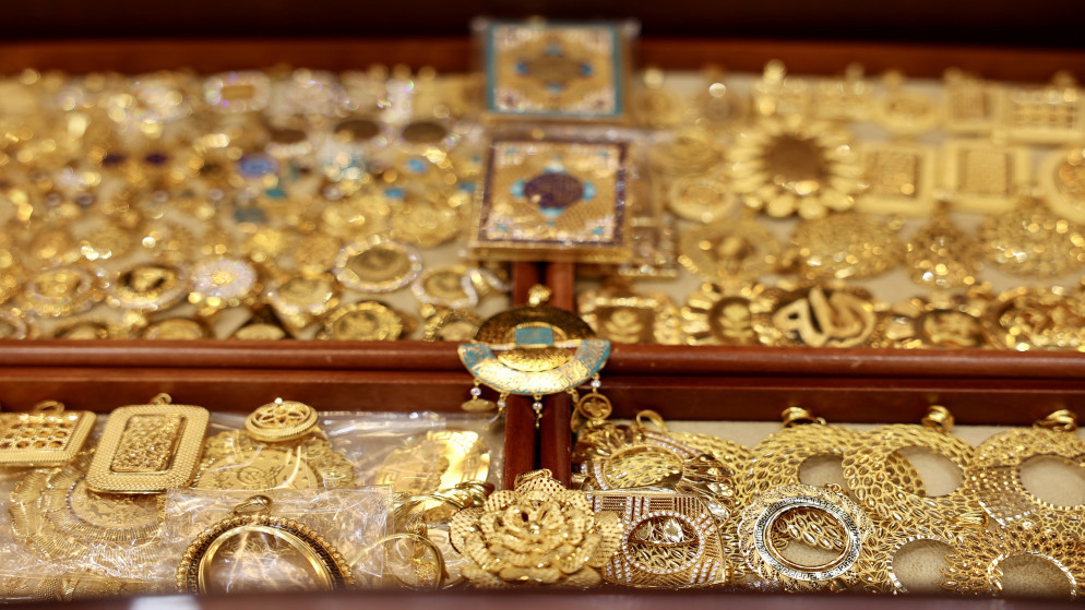 ارتفاع اسعار الذهب عيار 21 في السوق الاردنية اليوم