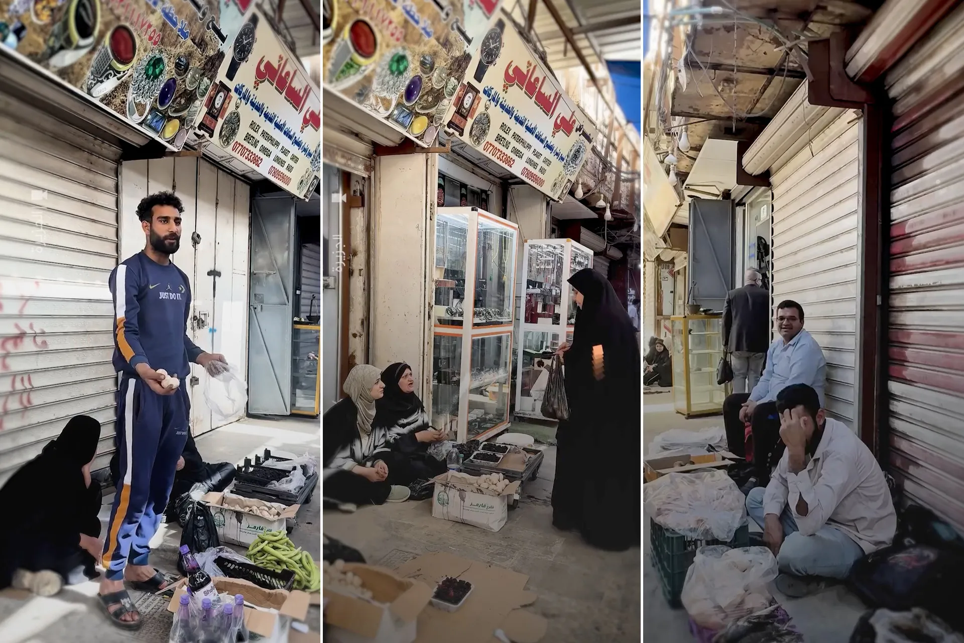 باعة ايران يجدون في ارصفة البصرة ملاذا من الغلاء