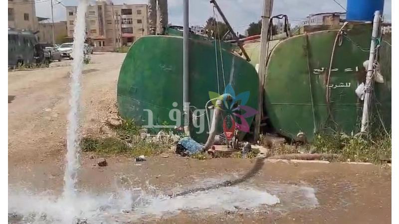 حملة مشتركة تنتهي بضبط اعتداءات كبيرة على المياه في إربد وأبو نصير