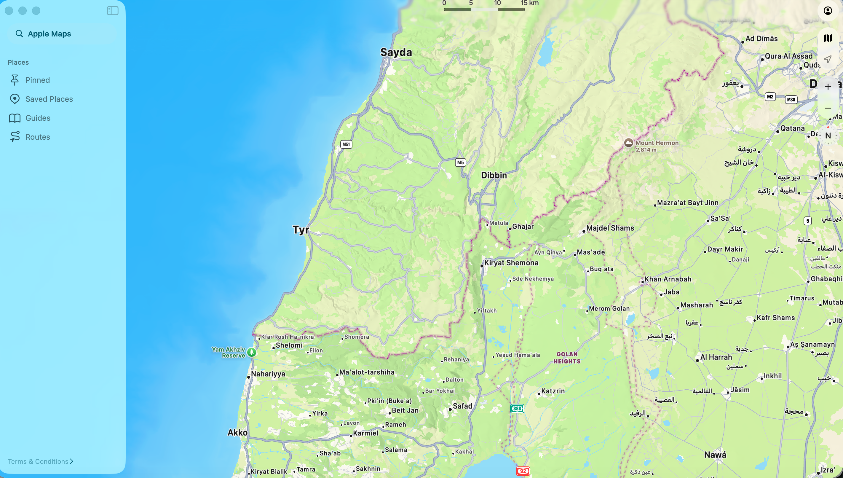 خرائط ابل تثير الجدل حول اختفاء جنوب لبنان: اخلاء افتراضي ام قصور تقني؟