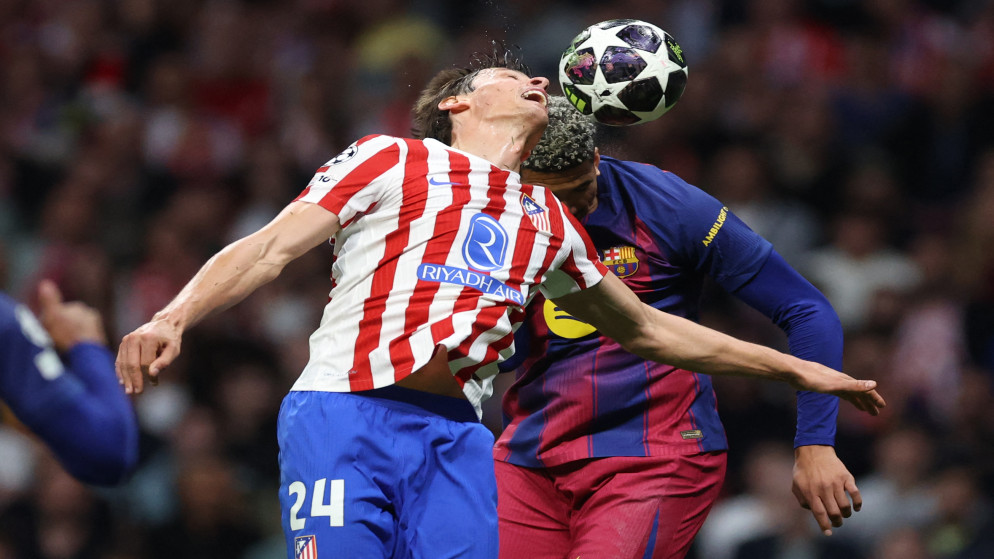 اتلتيكو مدريد يطيح ببرشلونة ويصعد لنصف نهائي دوري الابطال