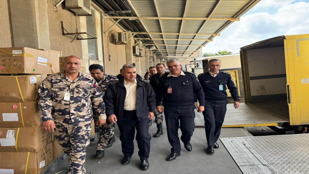 الجمارك الاردنية تسرع الاجراءات في مطار التخليص لمواكبة زيادة الشحن