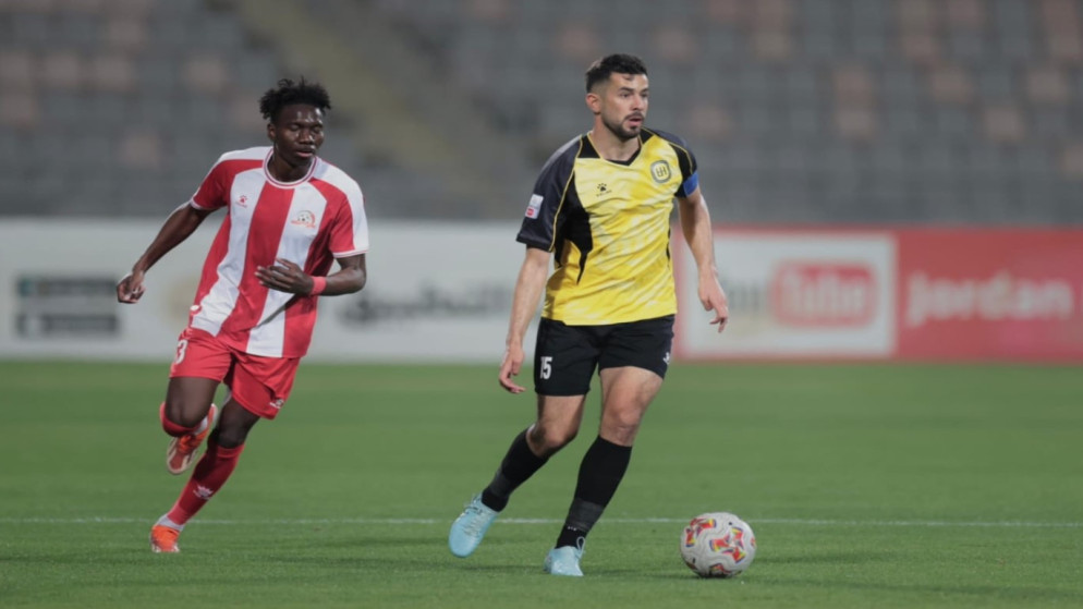 الحسين يتربع على عرش دوري المحترفين الاردني بتعادل مثير