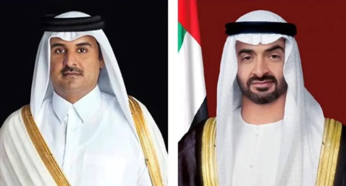 امير قطر يدين استهداف الامارات ويؤكد التضامن الكامل
