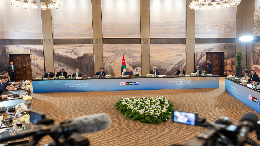 قمة ثلاثية في عمان: الاردن وقبرص واليونان يعززون التعاون لمواجهة التحديات الاقليمية