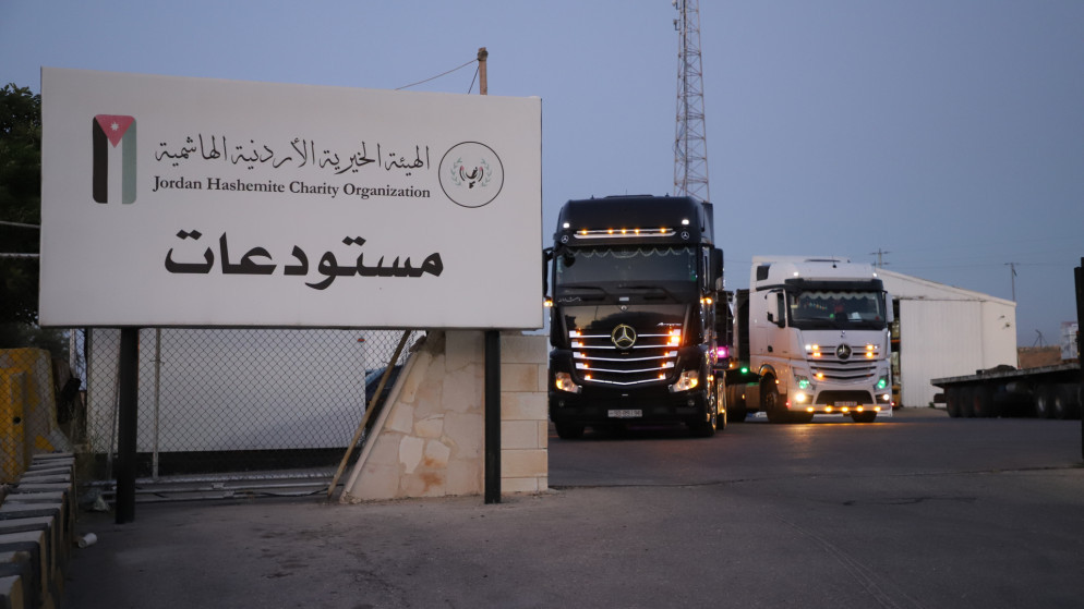 قافلة اردنية جديدة تصل لبنان بدعم هاشمي لمواجهة الازمة