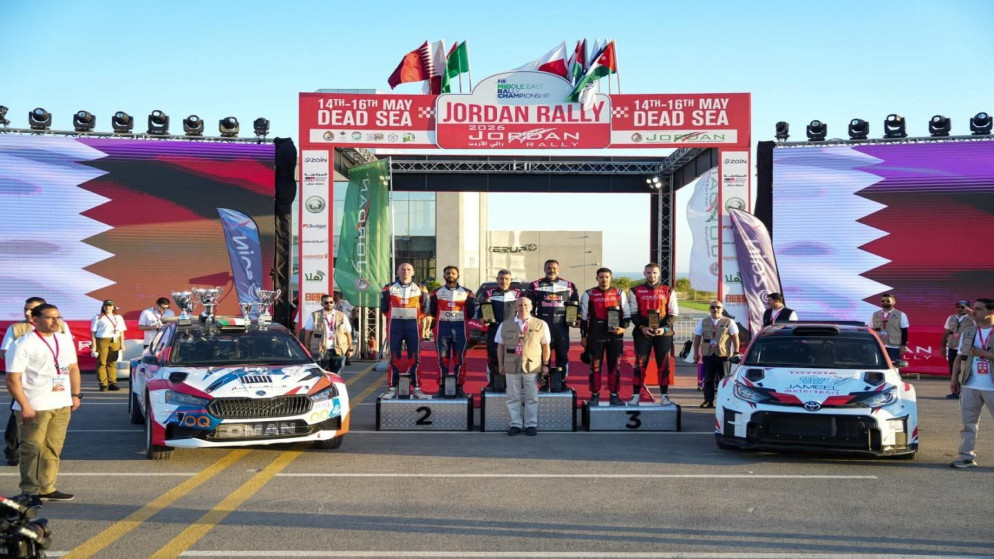 العطية يكتسح رالي الاردن الدولي ويتوج باللقب الثامن عشر