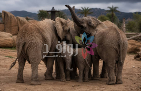 لماذا تشكل الفيلة دائرة حول صغارها وقت الزلازل؟