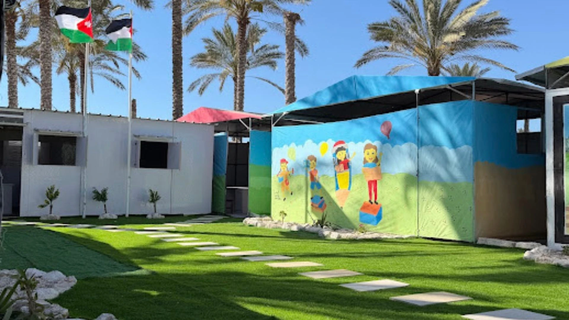 الاردن يعيد الحياة لمدرسة جورة اللوت في غزة
