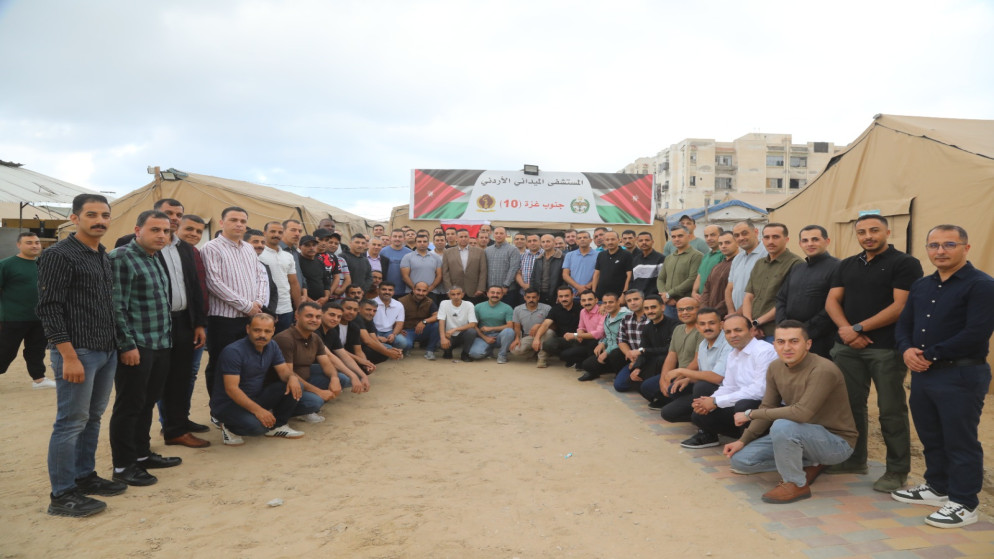 المستشفى الميداني الاردني في غزة يستقبل وفودا بمناسبة عيد الاضحى