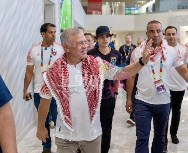 الملك للنشامى: الوطن يباهي بكم .. والجماهير عكست أجمل الصور