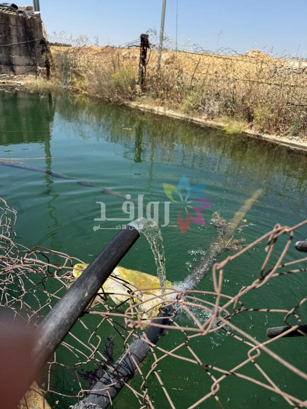 ضبط اعتداءات على المياه لتزويد مزارع وبرك في ناعور