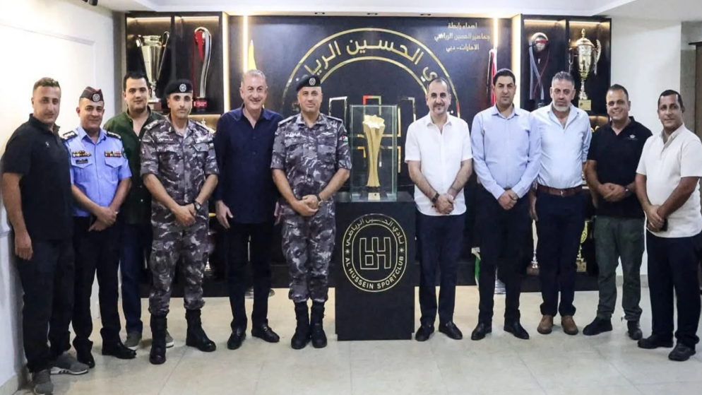تنسيق امني رفيع المستوى لانجاح الموسم الكروي الجديد في نادي الحسين