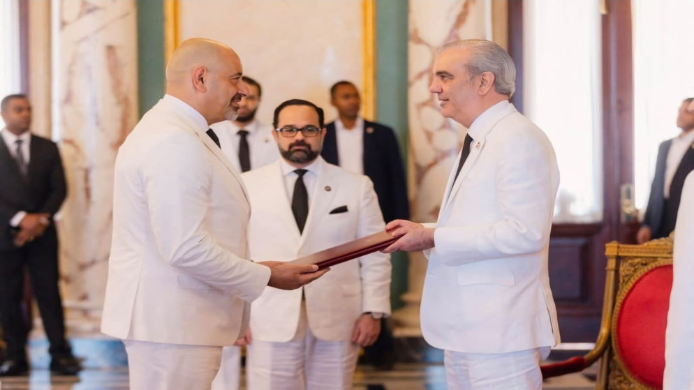 السفير وليد عبيدات يتسلم مهامه سفيرا للاردن لدى جمهورية الدومينيكان