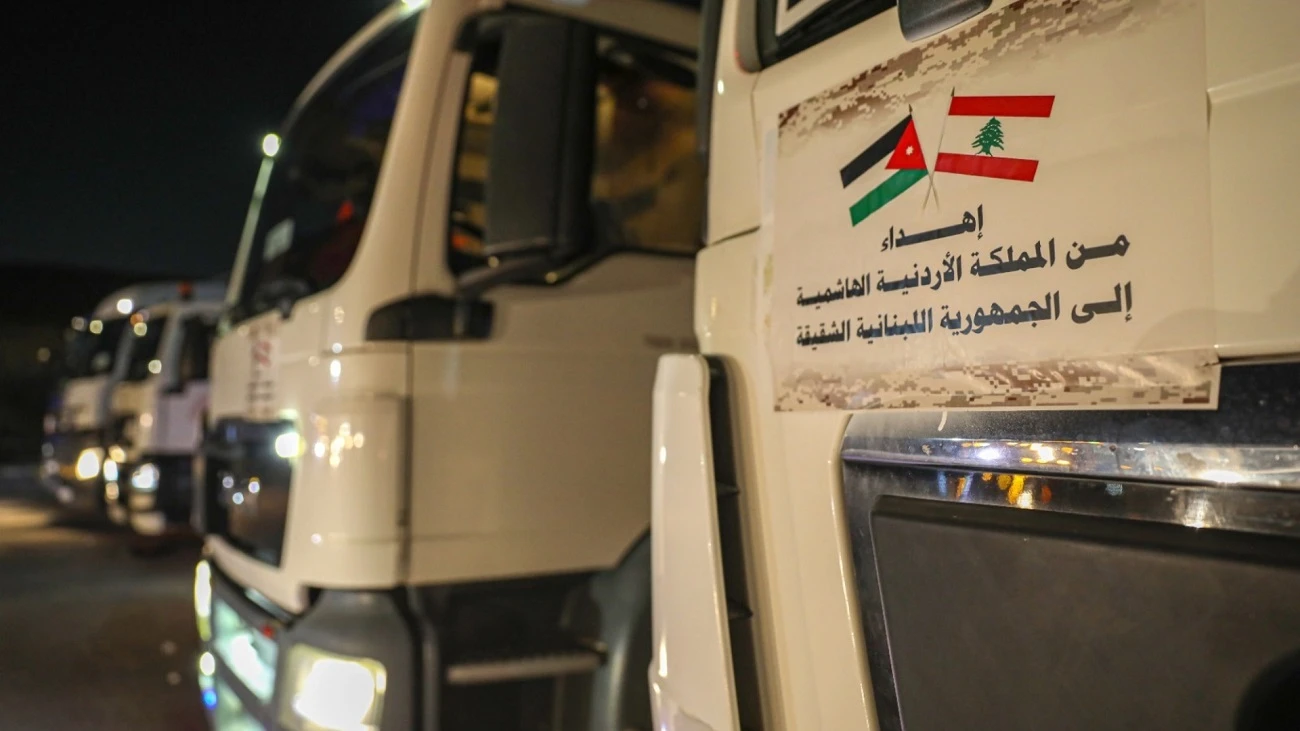 الاردن يرسل قافلة اغاثية جديدة لدعم الاشقاء في لبنان