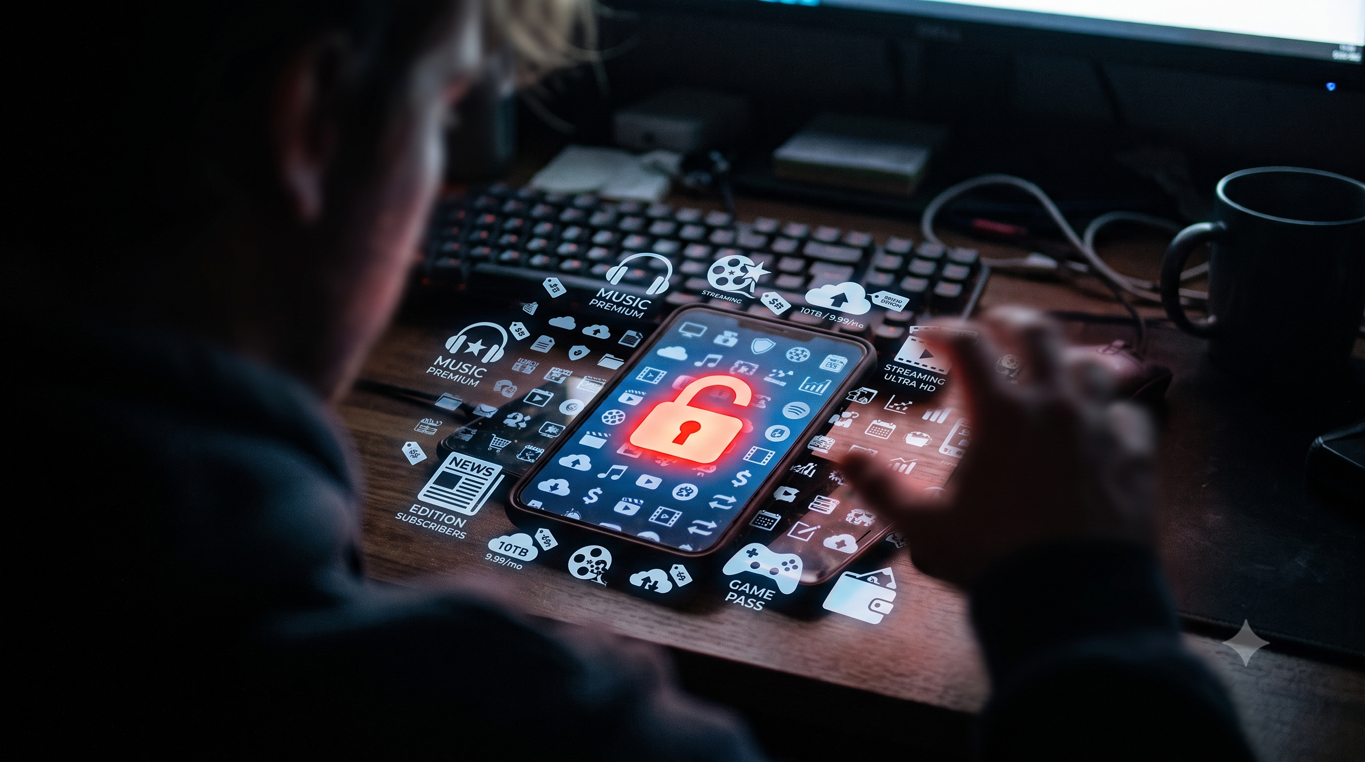 مخاطر الاشتراكات الرقمية المتعددة وكيفية تأمين بياناتك الشخصية