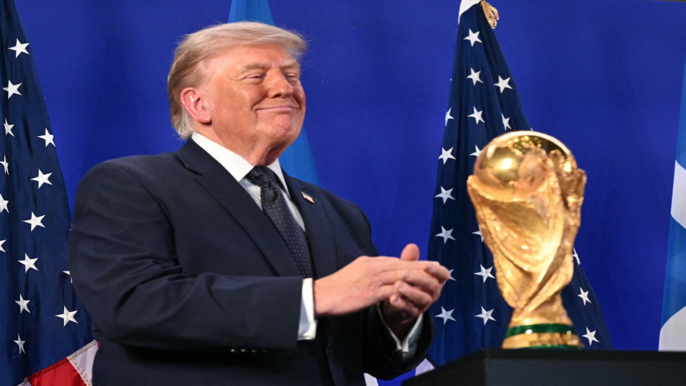ترامب يتصدر المشهد في نهائي كاس العالم وسط حضور دولي رفيع