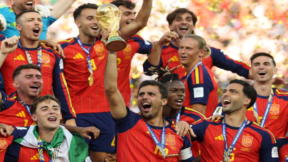 اسبانيا تتوج بلقب كاس العالم بعد نهائي مثير في نيويورك