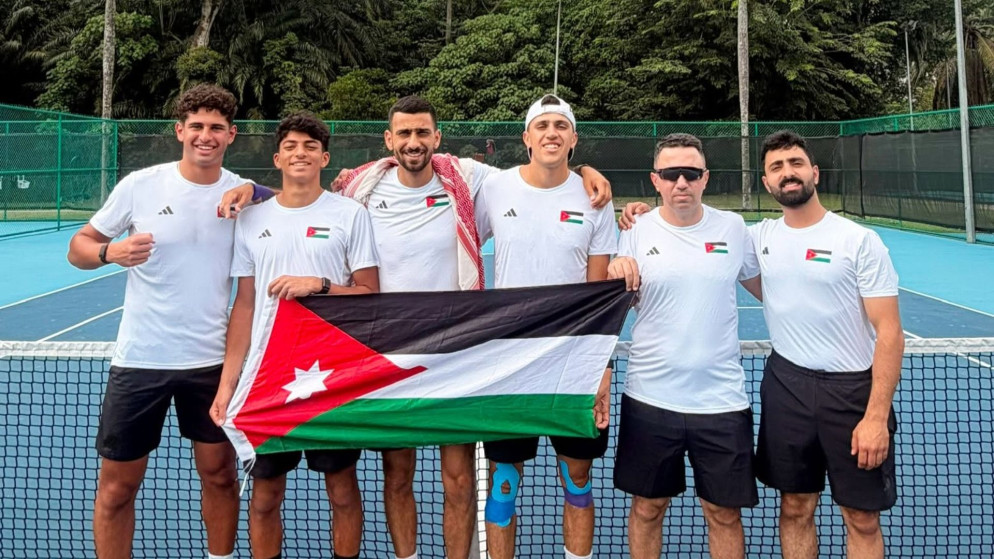 انجاز تاريخي للمنتخب الوطني للتنس يضعه في المجموعة العالمية الثانية لكاس ديفيز