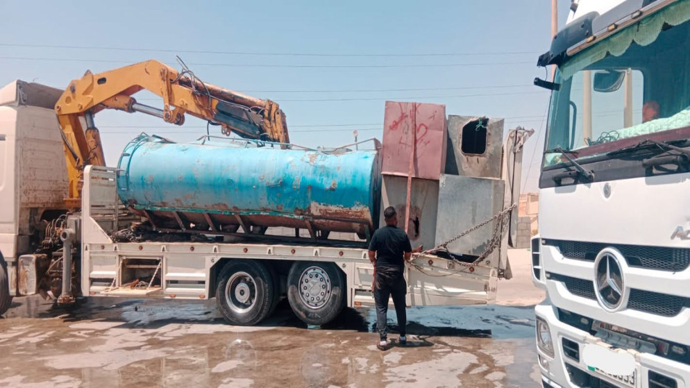 حملة امنية مكثفة لضبط اعتداءات مياه في ناعور ومعان