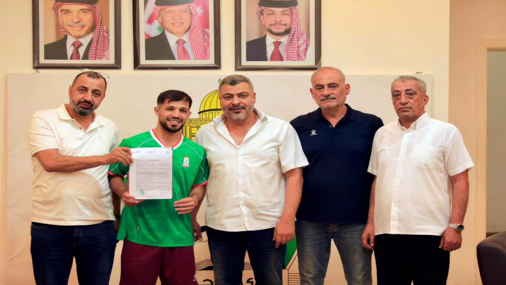 الوحدات يضم الموهبة الفلسطينية محمود ابو وردة لتعزيز صفوفه